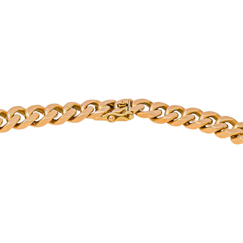 Collier Collier maille gourmette en or rose 58 Facettes 5760114CN