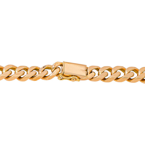 Collier Collier maille gourmette en or rose 58 Facettes 5760114CN