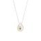 Collier Vieri - Collier avec pendentif en nacre et diamant en or blanc 18 ct 58 Facettes 22414