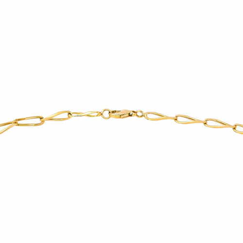 Collier maille cheval en or jaune 58 Facettes 5779011CN