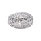 54 Bague dôme en or blanc et diamants 58 Facettes 5780682CN