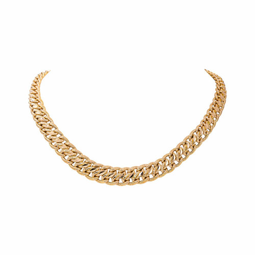 Collier maille russe en or rose 58 Facettes 5788302CN