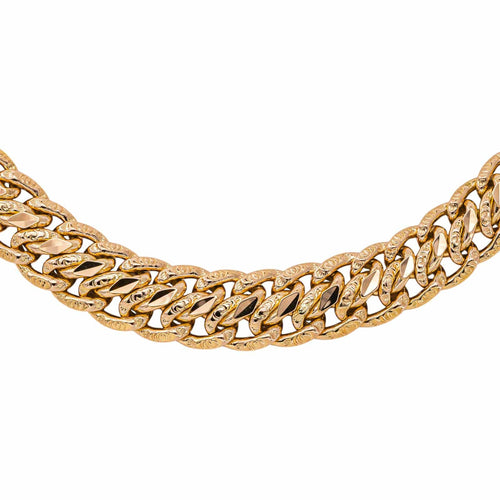 Collier maille russe en or rose 58 Facettes 5788302CN