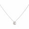 Collier motif lune en or blanc et diamants 58 Facettes 5828131CN