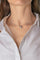 Collier motif lune en or blanc et diamants 58 Facettes 5828131CN