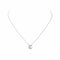 Collier motif lune en or blanc et diamants 58 Facettes 5828131CN