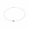 Collier motif lune en or blanc et diamants 58 Facettes 5828131CN