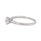 49 Bague solitaire en or blanc et diamant 58 Facettes 5868603RV