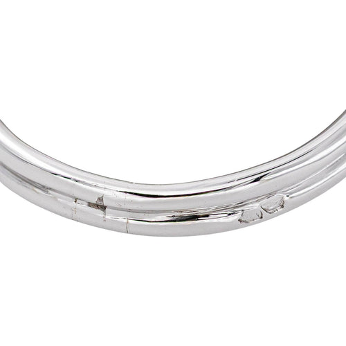 55 Bague marguerite en or blanc, platine et diamants 58 Facettes 5967391CN