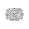 57 Bague dôme en platine et diamants 58 Facettes 5974921CN