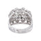 57 Bague dôme en platine et diamants 58 Facettes 5974921CN
