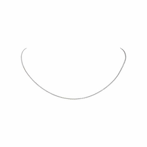 Balmain - Collier maille forçat en or blanc 58 Facettes 5976501CN