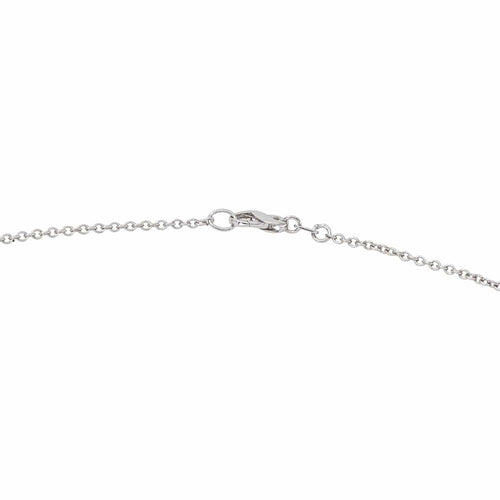 Balmain - Collier maille forçat en or blanc 58 Facettes 5976501CN