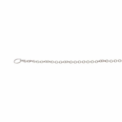 Balmain - Collier maille forçat en or blanc 58 Facettes 5976501CN