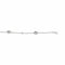 Bracelet maille forçat en or blanc, nacre et diamants 58 Facettes 5993521RV