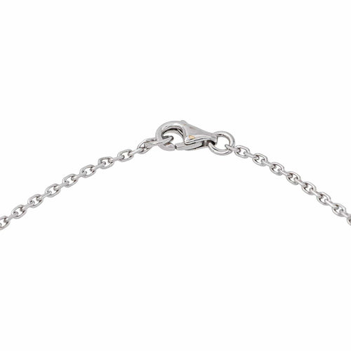 Bracelet maille forçat en or blanc, nacre et diamants 58 Facettes 5993521RV