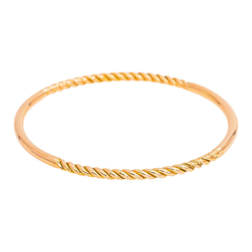 Bracelet jonc en or rose 58 Facettes 6034500CN