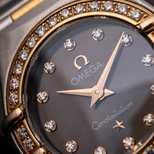 Omega Constellation - Montre femme en or rose et acier 58 Facettes TOT-11807