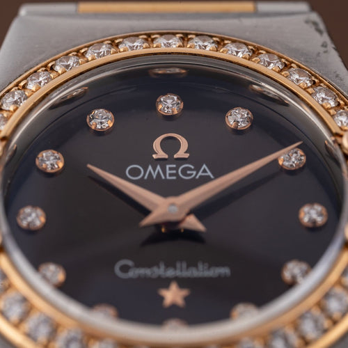 Omega Constellation - Montre femme en or rose et acier 58 Facettes TOT-11807