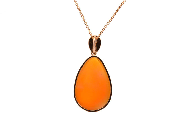 Pendentif Pendentif en or 18k avec opale et diamants 58 Facettes 27208-27621