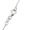 Collier Collier - Pendentif ondulé en or blanc 18 ct et diamants 58 Facettes 25928
