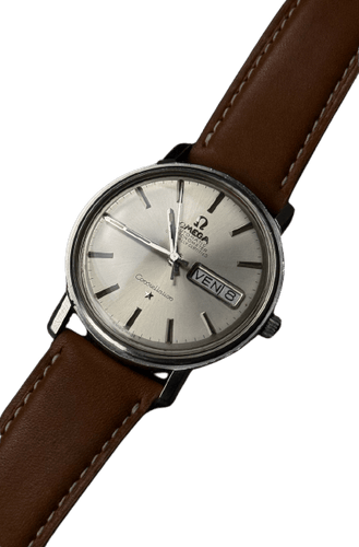 Omega Constellation - Montre Day-Date en acier