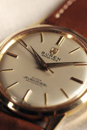 Buren - Montre Super Slender Automatic plaquée or 58 Facettes prod_01KQMRJ49T31H1B4K6WJNASF28