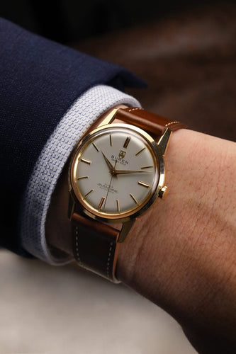 Buren - Montre Super Slender Automatic plaquée or 58 Facettes prod_01KQMRJ49T31H1B4K6WJNASF28