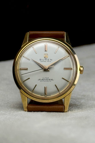 Buren - Montre Super Slender Automatic plaquée or 58 Facettes prod_01KQMRJ49T31H1B4K6WJNASF28