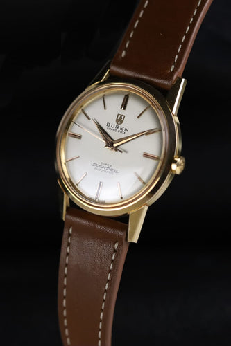 Buren - Montre Super Slender Automatic plaquée or 58 Facettes prod_01KQMRJ49T31H1B4K6WJNASF28