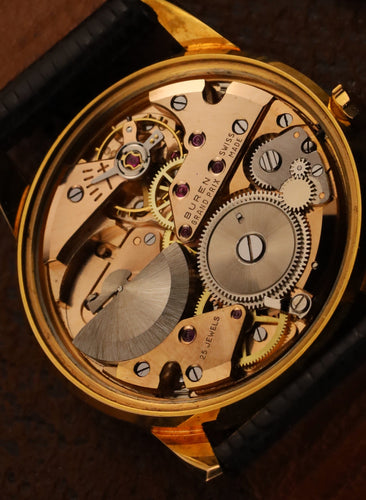 Buren - Montre Super Slender Automatic plaquée or 58 Facettes prod_01KQMRJ49T31H1B4K6WJNASF28