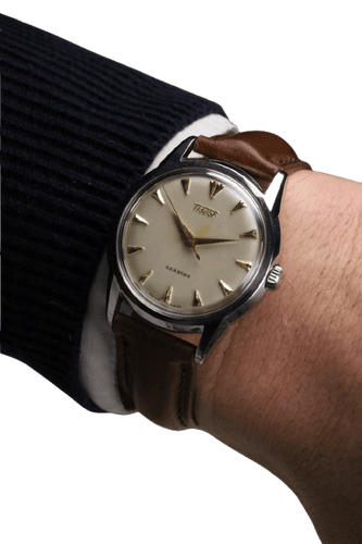 Tissot Seastar - Montre en acier, circa 1957