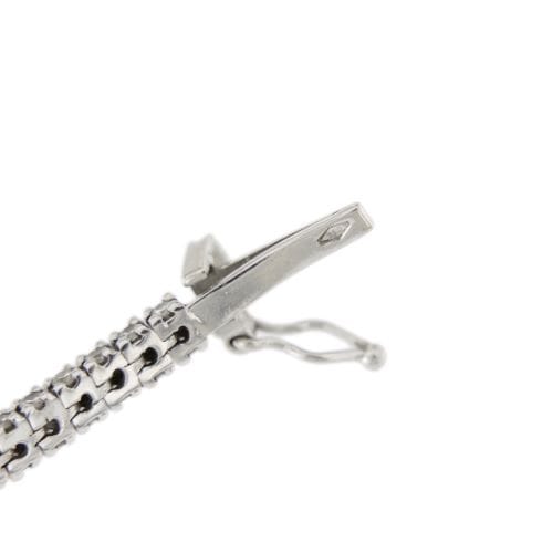 Bracelet Bracelet tennis - 274 diamants 2,74 ct en or blanc 18 ct 58 Facettes 30427