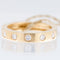 Bague 54 Bague moderne en or jaune 18 carats et diamants 58 Facettes A1518
