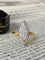 51.5 Bague navette en or blanc et jaune 18K et diamants 58 Facettes 277