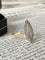 51.5 Bague navette en or blanc et jaune 18K et diamants 58 Facettes 277