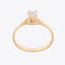Bague 55 Bague solitaire vintage en or jaune 18 carats et diamant 58 Facettes A1520