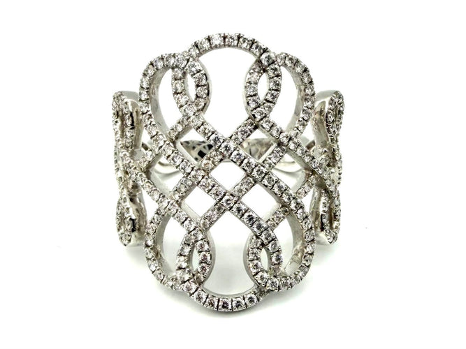54 Messika Promess - Bague en or blanc 18K et diamants 58 Facettes MESSIKA BG