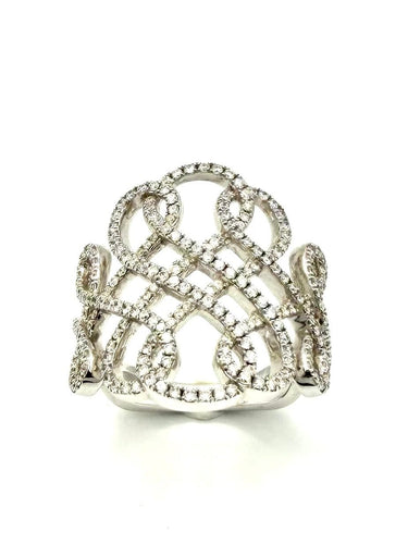54 Messika Promess - Bague en or blanc 18K et diamants 58 Facettes MESSIKA BG