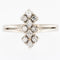 53 Art déco - Bague en platine et diamant 58 Facettes A1521