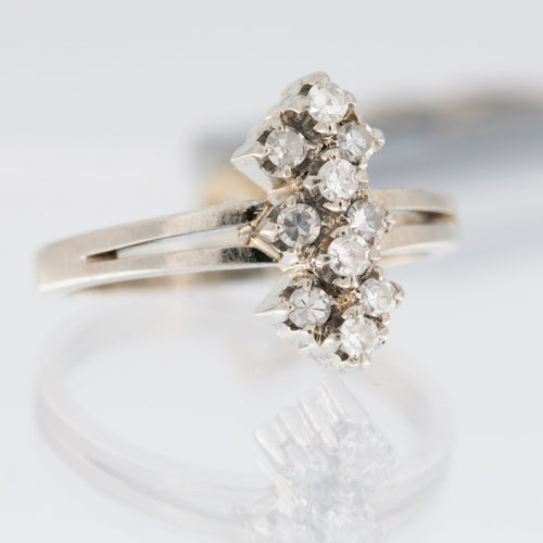 53 Art déco - Bague en platine et diamant 58 Facettes A1521