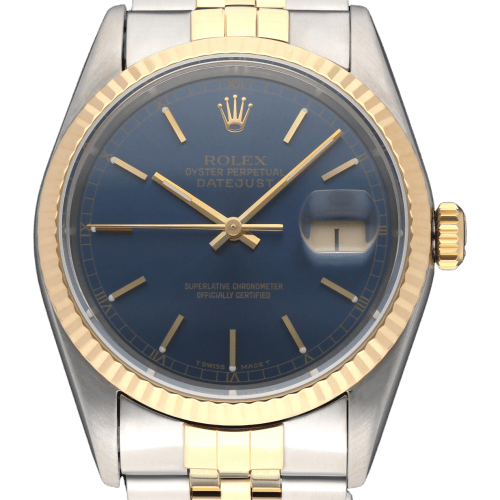 Rolex - Montre Datejust 16233 en or et acier