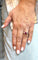 51 Bague en or blanc, rubis ovale et diamants 58 Facettes 91023
