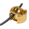 Pendentif en or 18k, acier et citrine 58 Facettes COV888