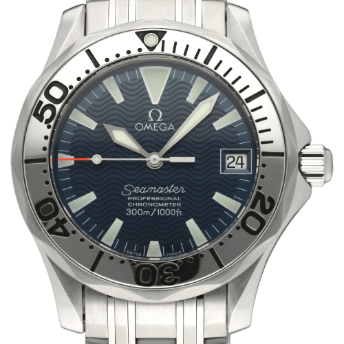 Omega Seamaster - Montre 2554.80.00 Jacques Mayol en acier