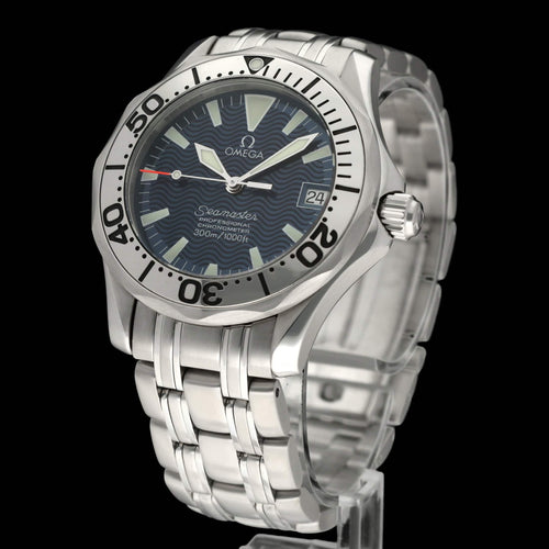Montre Omega Seamaster - Montre 2554.80.00 Jacques Mayol en acier 58 Facettes OMG/SEA/403