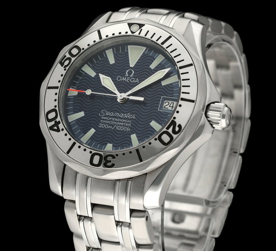 Montre Omega Seamaster - Montre 2554.80.00 Jacques Mayol en acier 58 Facettes OMG/SEA/403