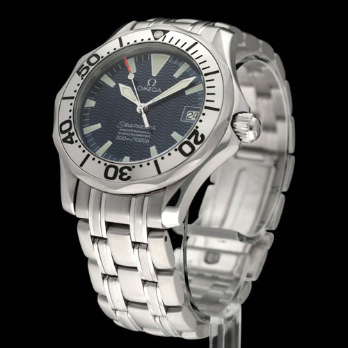 Montre Omega Seamaster - Montre 2554.80.00 Jacques Mayol en acier 58 Facettes OMG/SEA/403