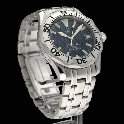 Montre Omega Seamaster - Montre 2554.80.00 Jacques Mayol en acier 58 Facettes OMG/SEA/403