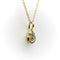 Collier Collier pendentif diamant poire en or jaune 18 carats 58 Facettes 11208